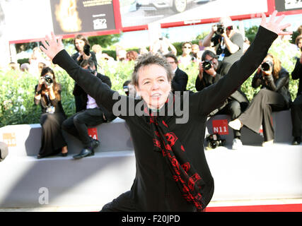 Venedig, Italien. 9. September 2015. Venedig, Italien. 09. Sep 2015. Regie Laurie Anderson besucht Herz eines Hundes Premiere während der 72th jährliche Internationale Filmfestspiele von Venedig am 9. September 2015 in Venedig © Andrea Spinelli/Alamy Live News Bildnachweis: Andrea Spinelli/Alamy Live News Stockfoto