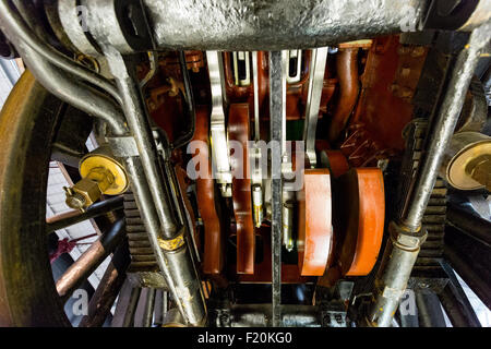 Great Western Railway Museum. Swindon, England. Dampf-Lokomotive Caerphilly Castle auf dem Display. Großbritannien Stockfoto