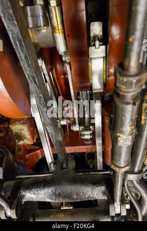 Great Western Railway Museum. Swindon, England. Dampf-Lokomotive Caerphilly Castle auf dem Display. Großbritannien Stockfoto