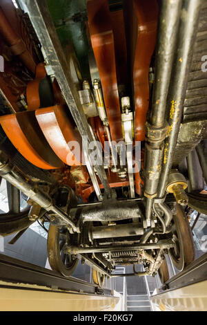 Great Western Railway Museum. Swindon, England. Dampf-Lokomotive Caerphilly Castle auf dem Display. Großbritannien Stockfoto