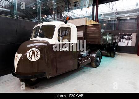 Museum der Great Western Railway Works. Güterwagen Swindon England. Stockfoto