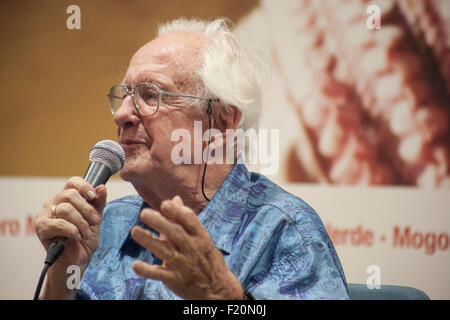 Johan Galtung, Konflikt-Mediator von internationalem Ruf, Gründer der "Trascend International" und der Fakultät für Friedensforschung. Stockfoto