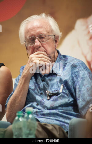 Johan Galtung, Konflikt-Mediator von internationalem Ruf, Gründer der "Trascend International" und der Fakultät für Friedensforschung. Stockfoto