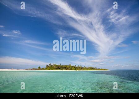 Indonesien, Provinz Maluku, East Seram, Koon Island, Lagune Stockfoto