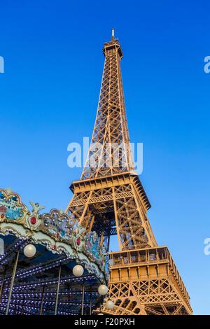 Frankreich, Paris, den Eiffelturm Stockfoto