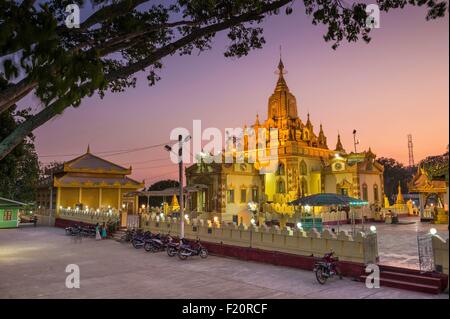 Myanmar (Burma), Kayah state, Loikaw, Myonam-Pagode Stockfoto
