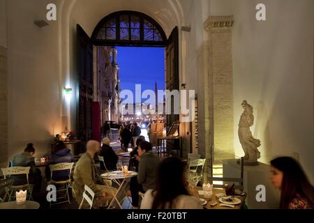 Italien, Latium, Rom, Vivi Bistrot Restaurant auf der Piazza Navona Stockfoto