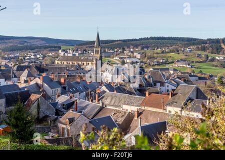 Frankreich, Nièvre, Château Chinon, Parc Naturel Regional du Morvan (Naturpark Morvan) Stockfoto