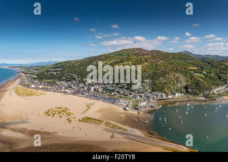 Luftaufnahmen von Whitby, North Wales 12. August 2015 PHILLIP ROBERTS Stockfoto