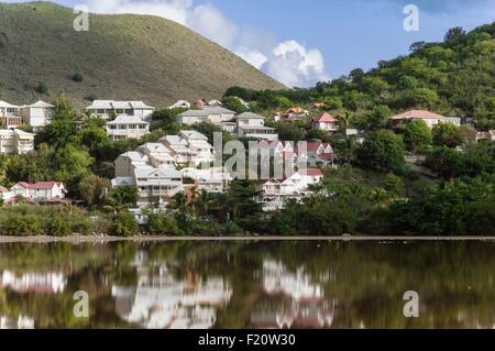 Frankreich, Französische Antillen, Saint-Martin Insel, französischer Seite Chevrise See Stockfoto