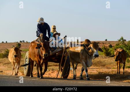 Vietnam, Mui Ne, roten Sanddünen Stockfoto