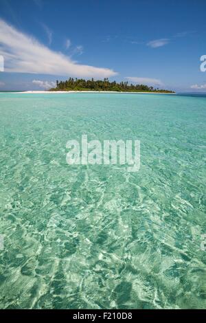 Indonesien, Provinz Maluku, East Seram, Koon Island, Lagune Stockfoto