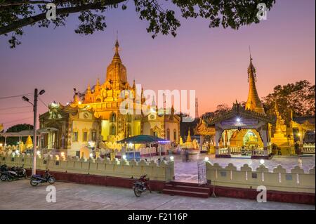 Myanmar (Burma), Kayah state, Loikaw, Myonam-Pagode Stockfoto