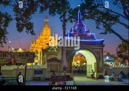 Myanmar (Burma), Kayah state, Loikaw, Myonam-Pagode Stockfoto