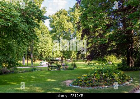 Frankreich, Paris, 17. Arrondissement, Batignolles, Batignolles quadratisch Stockfoto