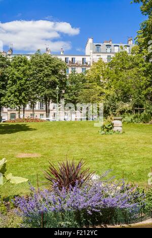 Frankreich, Paris, 17. Arrondissement, Batignolles, Batignolles quadratisch Stockfoto