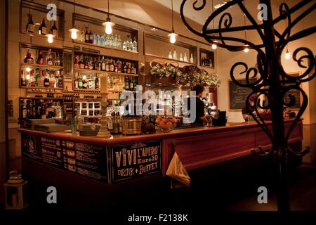 Italien, Latium, Rom, Vivi Bistrot Restaurant auf der Piazza Navona Stockfoto