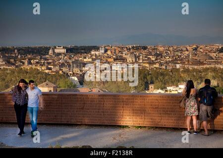 Italien, Latium, Rom, Hügel Gianicolo Stockfoto