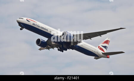 British Airways Boeing 777 G-STBG vom Flughafen London Heathrow LHR Stockfoto