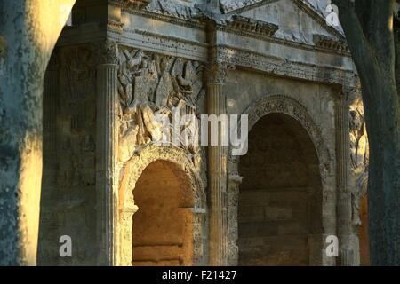 Frankreich, Vaucluse, Orange Avenue Marechal de Lattre Tassiny, Arc de Triomphe, historisches Denkmal Stockfoto