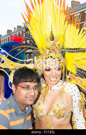 Liverpool Brazilica - Samba in der Stadt Stockfoto