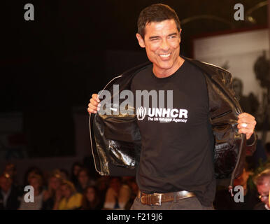 Venedig, Italien. 9. September 2015. Alessandro Gassman besucht De Palma Premiere während der 72. Venedig Film-Festival am 9. September 2015 in Venedig Credit: Andrea Spinelli/Alamy Live News Stockfoto