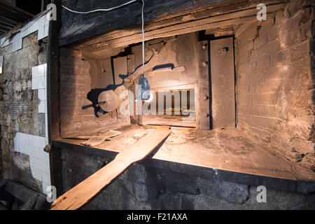 Mexiko, Santa Rosalia. Panaderia El Boleo. Iamges großen Kochen Ofen. Stockfoto