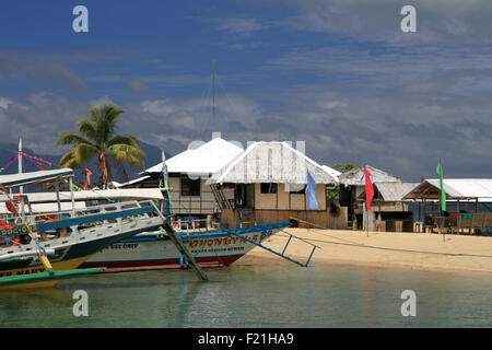 Eine Palawan Philippinen über 7000 Inseln bietet Frieden und Ruhe, sowie mehrere Optionen für Insel-Hopping. Stockfoto