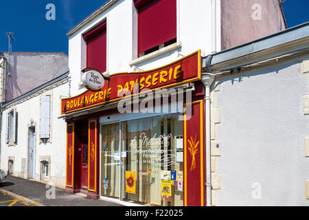 Bäckerei, La Rochelle, Charente-Maritime, Frankreich Stockfoto