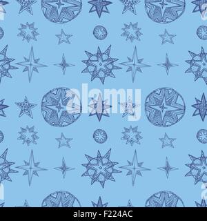 Hand gezeichnet Sterne Stock Vektor