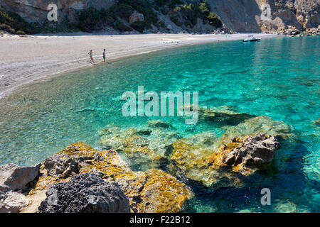 Es Coll Baix Strand. Alcudia. Insel Mallorca. Spanien Stockfoto