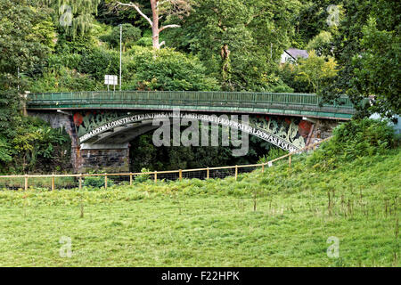 Waterloo Bridge Betws-Y-Coed Conwy Valley Snowdonia. Stockfoto