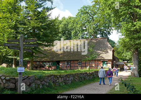 Heide-Museum Wilsede, Lüneburger Heide, Niedersachsen, Deutschland Stockfoto