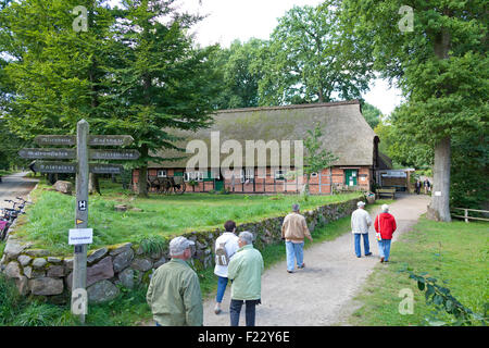 Heide-Museum Wilsede, Lüneburger Heide, Niedersachsen, Deutschland Stockfoto