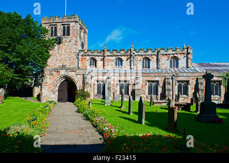 St.-Laurentius Kirche, Appleby, Cumbria, England UK Stockfoto