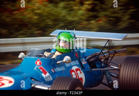 Henri Pescarolo gewinnen die deutschen GP F2-Klasse in einem Matra MS7, Nürburgring 3. August 1969. Stockfoto