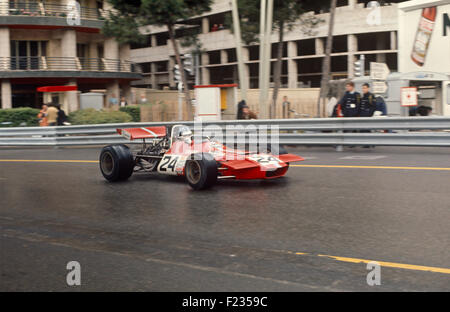 Piers Courage in Frank Williams trat De Tomaso Cosworth, Monaco GP, Monte-Carlo 10. Mai 1970 Stockfoto