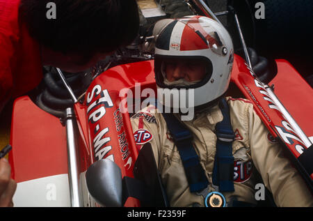 Chris Amon in einem März Cosworth 701, Monaco GP, Monte-Carlo 10. März 1970 Stockfoto