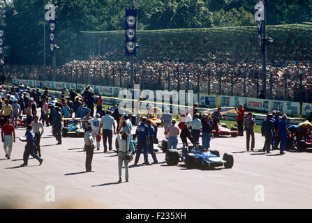 GP von Italien-Startaufstellung 6. September 1970 Stockfoto