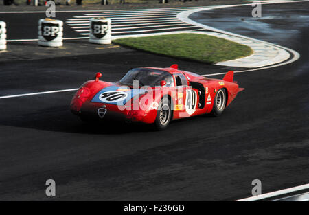 Mario Casoni Giampiero Biscaldi Alfa Romeo T33 Le Mans 24 Stunden 29. September 1968 Stockfoto