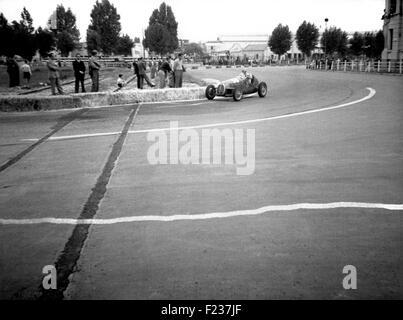 Cisitalia D46 Rennen in der französischen GP 1947 Stockfoto