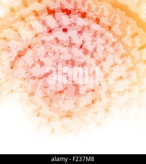 Motion-Orange Abstract Background, Textfreiraum für Ihren Text Stock Vektor