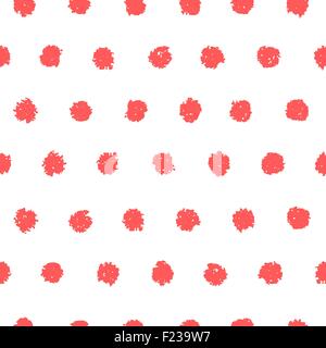 Polka Dot Musterdesign. Stock Vektor