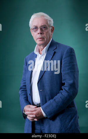 John Anderson Kay CBE FRSE FBA ist ein britischer Ökonom und Autor, auf dem Edinburgh International Book Festival 2015. Edinburgh, Schottland. 21. August 2015 Stockfoto