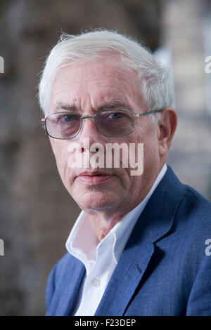 John Anderson Kay CBE FRSE FBA ist ein britischer Ökonom und Autor, auf dem Edinburgh International Book Festival 2015. Edinburgh, Schottland. 21. August 2015 Stockfoto