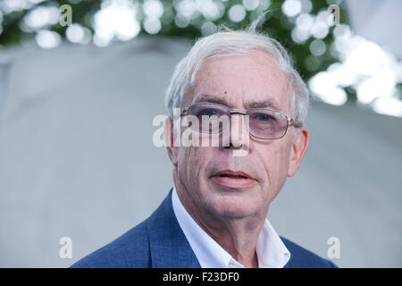 John Anderson Kay CBE FRSE FBA ist ein britischer Ökonom und Autor, auf dem Edinburgh International Book Festival 2015. Edinburgh, Schottland. 21. August 2015 Stockfoto