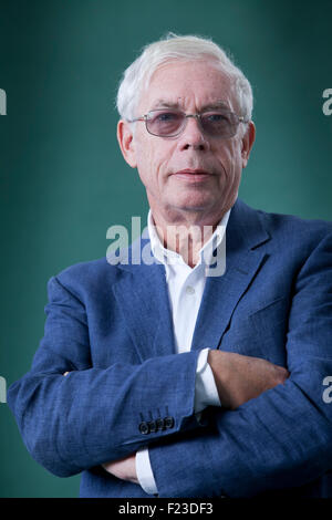 John Anderson Kay CBE FRSE FBA ist ein britischer Ökonom und Autor, auf dem Edinburgh International Book Festival 2015. Edinburgh, Schottland. 21. August 2015 Stockfoto