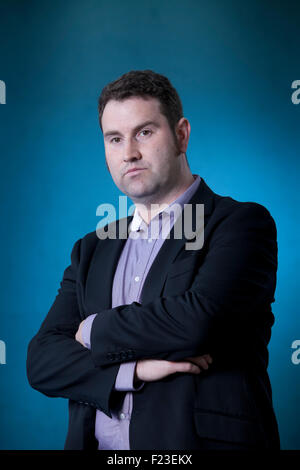 Mason Cross, der schottischen Thriller Writer bei Edinburgh International Book Festival 2015. Edinburgh, Schottland. 21. August 2015 Stockfoto