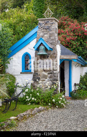 Kleine St. Gobban Kirche in Portbraddan, County Antrim, Nordirland, Vereinigtes Königreich Stockfoto