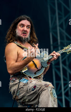 HAYSEED Dixie wowing die Massen Live at siegreich Festival 2015 Stockfoto